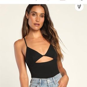Lulus ribbed bodysuit
